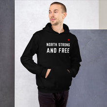 Load image into Gallery viewer, NORTH STRONG AND FREE - Unisex Hoodies
