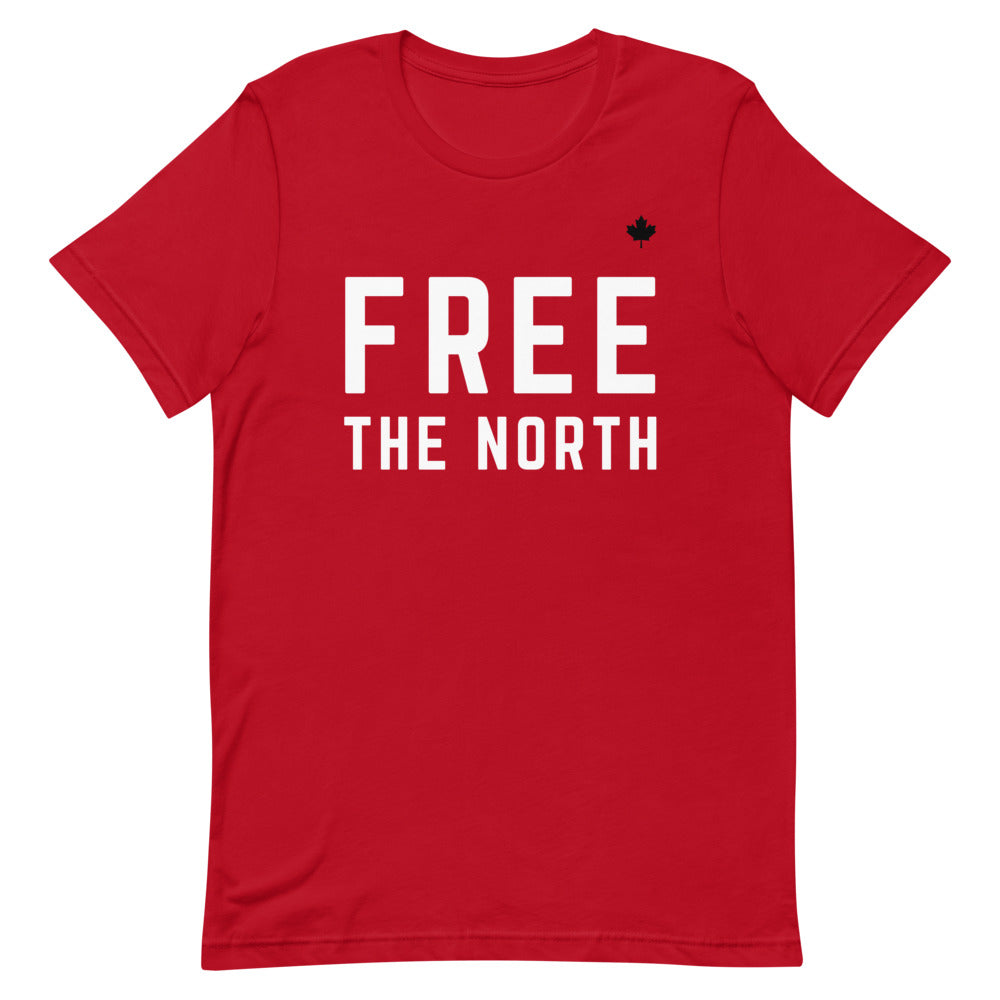 FREE THE NORTH (Exclusive Red) - Premium Unisex T-Shirt