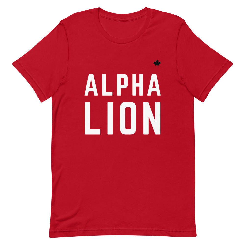 ALPHA LION (Exclusive Red) - Premium Unisex T-Shirt