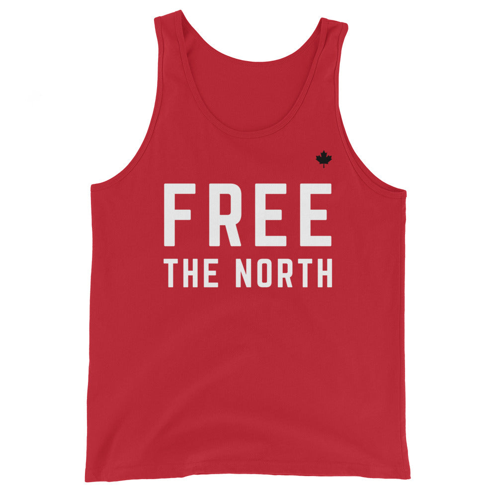 FREE THE NORTH (Red) - Classic Unisex Tank