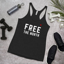 Load image into Gallery viewer, FREE THE NORTH - Women&#39;s Racerback Tanks

