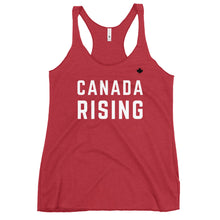 Load image into Gallery viewer, CANADA RISING (Vintage Red) - Women&#39;s Racerback Tank
