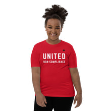 Load image into Gallery viewer, UNITED NON-COMPLIANCE (Red) - Youth Premium T-Shirt
