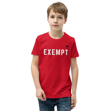 Load image into Gallery viewer, EXEMPT (Red) - Youth Premium T-Shirt

