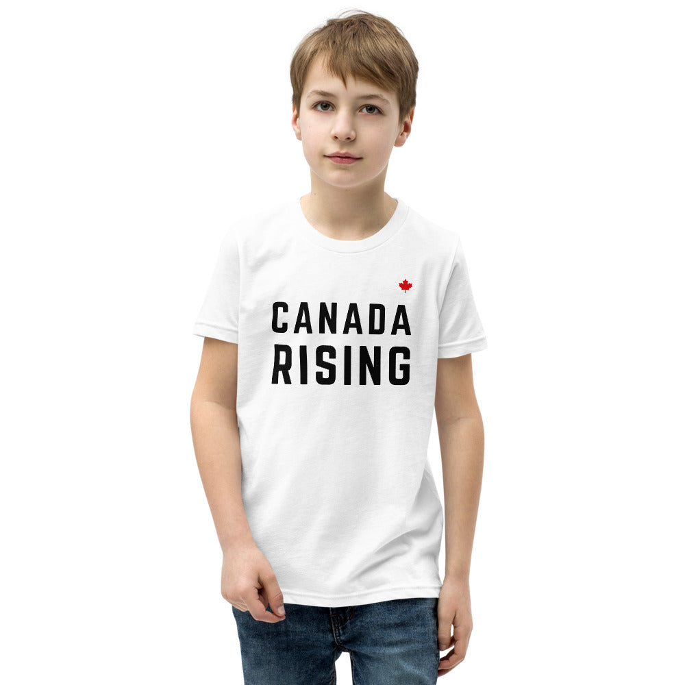 CANADA RISING (White) - Youth Premium T-Shirt