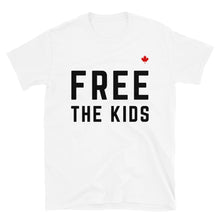 Load image into Gallery viewer, FREE THE KIDS (White) - Unisex T-Shirt
