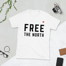Load image into Gallery viewer, FREE THE NORTH (White) - Unisex T-Shirt
