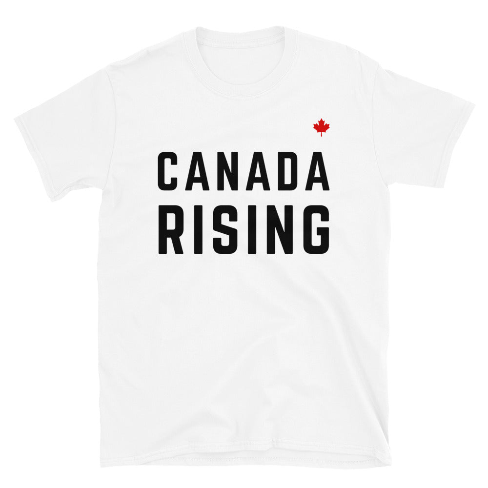 CANADA RISING (White) - Unisex T-Shirt