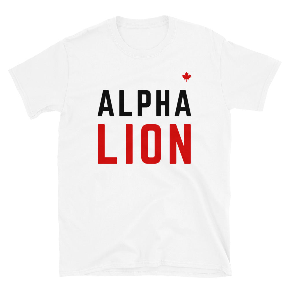 ALPHA LION (White) - Unisex T-Shirt