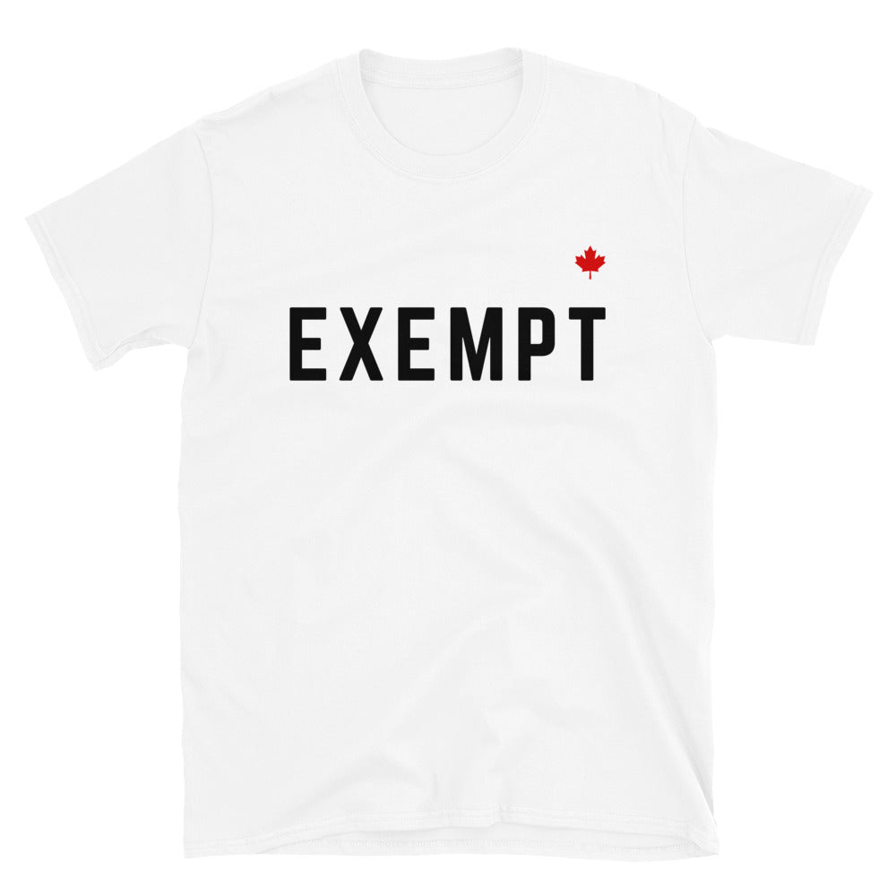 EXEMPT (White) - Unisex T-Shirt