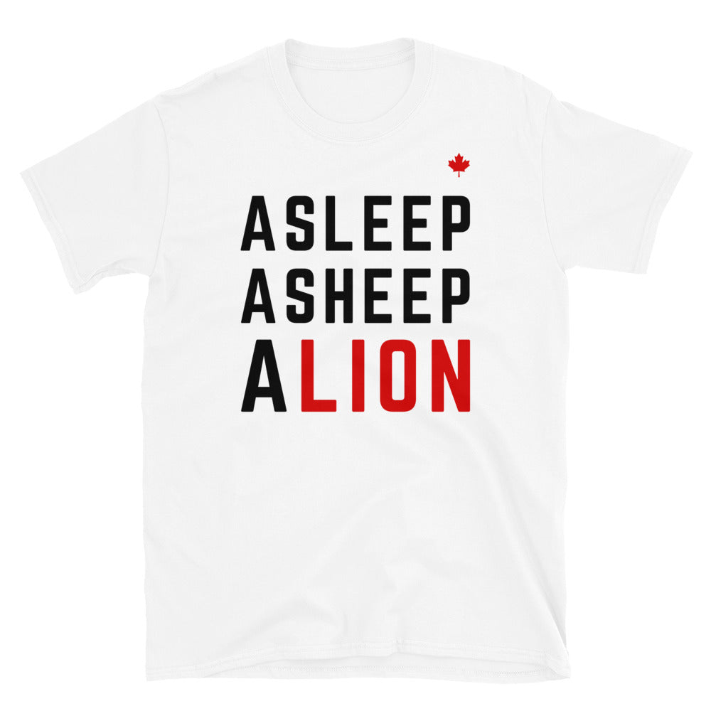 A LION (White) - Unisex T-Shirt