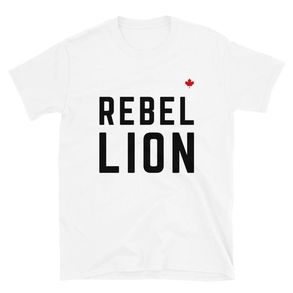 REBEL LION (White) - Unisex T-Shirt