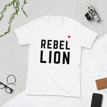 Load image into Gallery viewer, REBEL LION (White) - Unisex T-Shirt
