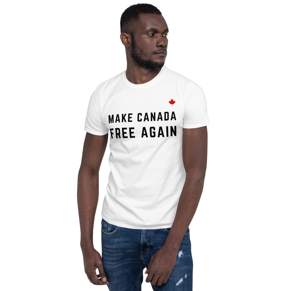 selv Interessant utålmodig MAKE CANADA FREE AGAIN (White) - Unisex T-Shirt – Canada Rising Up