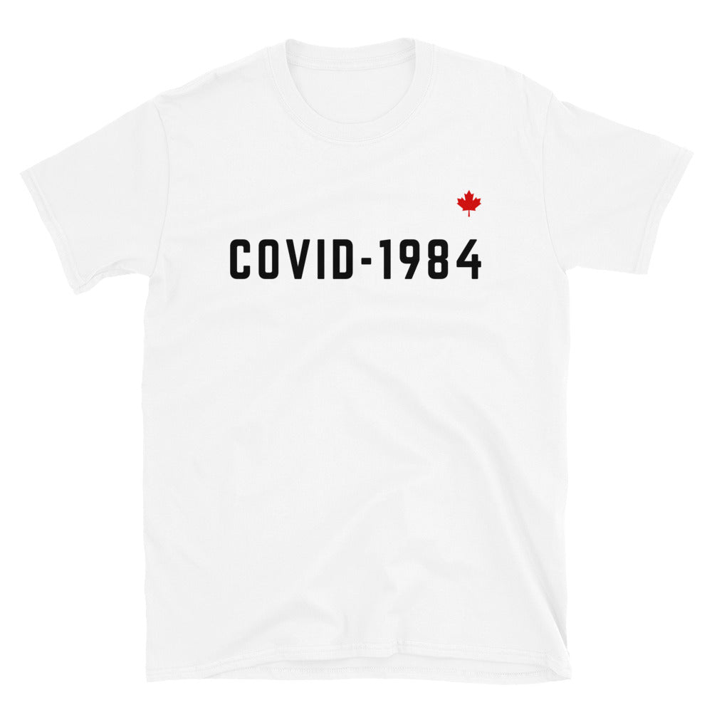 COVID-1984 (White) - Unisex T-Shirt