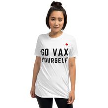 Load image into Gallery viewer, GO VAX YOURSELF (White) - Unisex T-Shirt
