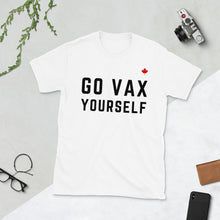 Load image into Gallery viewer, GO VAX YOURSELF (White) - Unisex T-Shirt
