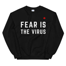 Load image into Gallery viewer, FEAR IS THE VIRUS - Unisex CRU Necks
