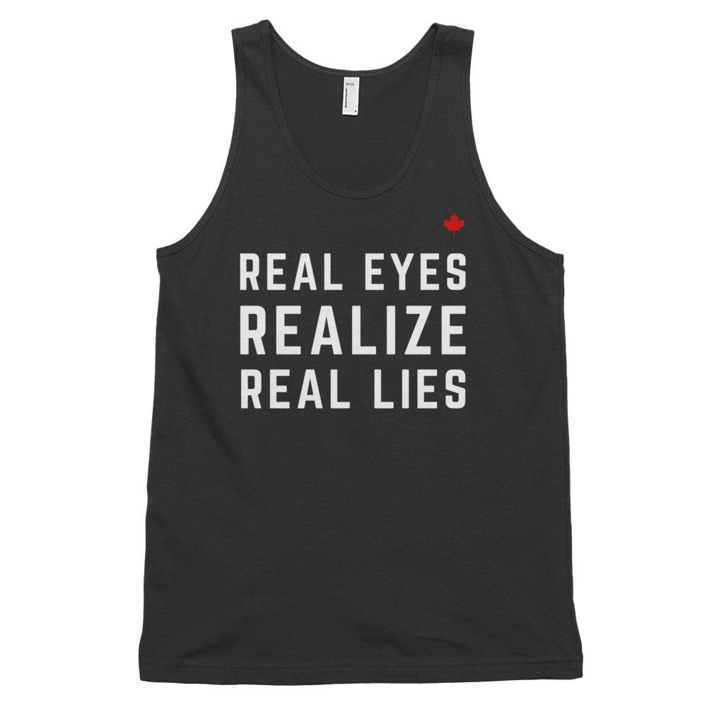 REAL EYES REALIZE REAL LIES - Classic Unisex Tank
