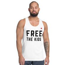 Load image into Gallery viewer, FREE THE KIDS (White) - Classic Unisex Tank
