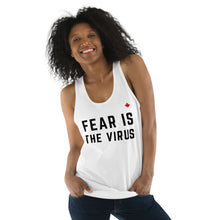 Load image into Gallery viewer, FEAR IS THE VIRUS (White) - Classic Unisex Tank

