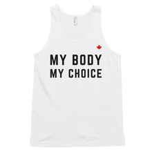 Load image into Gallery viewer, MY BODY MY CHOICE (White) - Classic Unisex Tank
