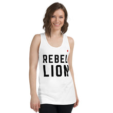 Load image into Gallery viewer, REBEL LION (White) - Classic Unisex Tank
