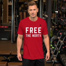 Load image into Gallery viewer, FREE THE NORTH (Exclusive Red) - Premium Unisex T-Shirt

