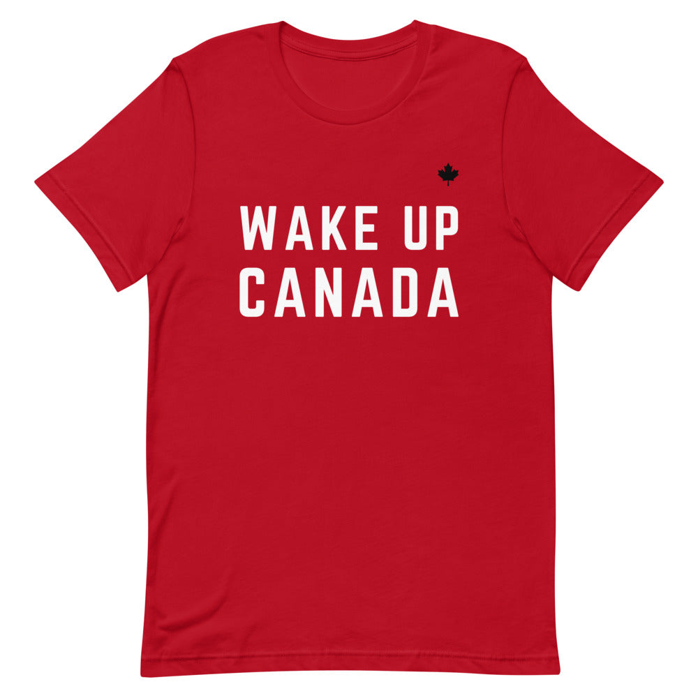WAKE UP CANADA (Exclusive Red) - Premium Unisex T-Shirt