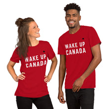 Load image into Gallery viewer, WAKE UP CANADA (Exclusive Red) - Premium Unisex T-Shirt
