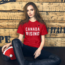Load image into Gallery viewer, CANADA RISING (Exclusive Red) - Premium Unisex T-Shirt
