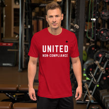 Load image into Gallery viewer, UNITED NON-COMPLIANCE - (Exclusive Red) - Premium Unisex T-Shirt
