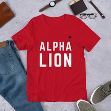 Load image into Gallery viewer, ALPHA LION (Exclusive Red) - Premium Unisex T-Shirt
