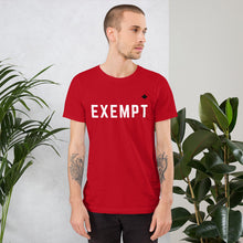 Load image into Gallery viewer, EXEMPT (Exclusive Red) - Premium Unisex T-Shirt
