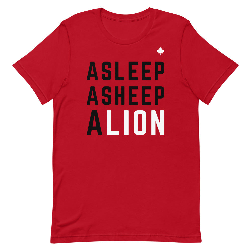 A LION (Exclusive Red) - Premium Unisex T-Shirt