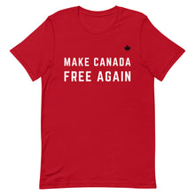 Load image into Gallery viewer, MAKE CANADA FREE AGAIN (Exclusive Red) - Premium Unisex T-Shirt
