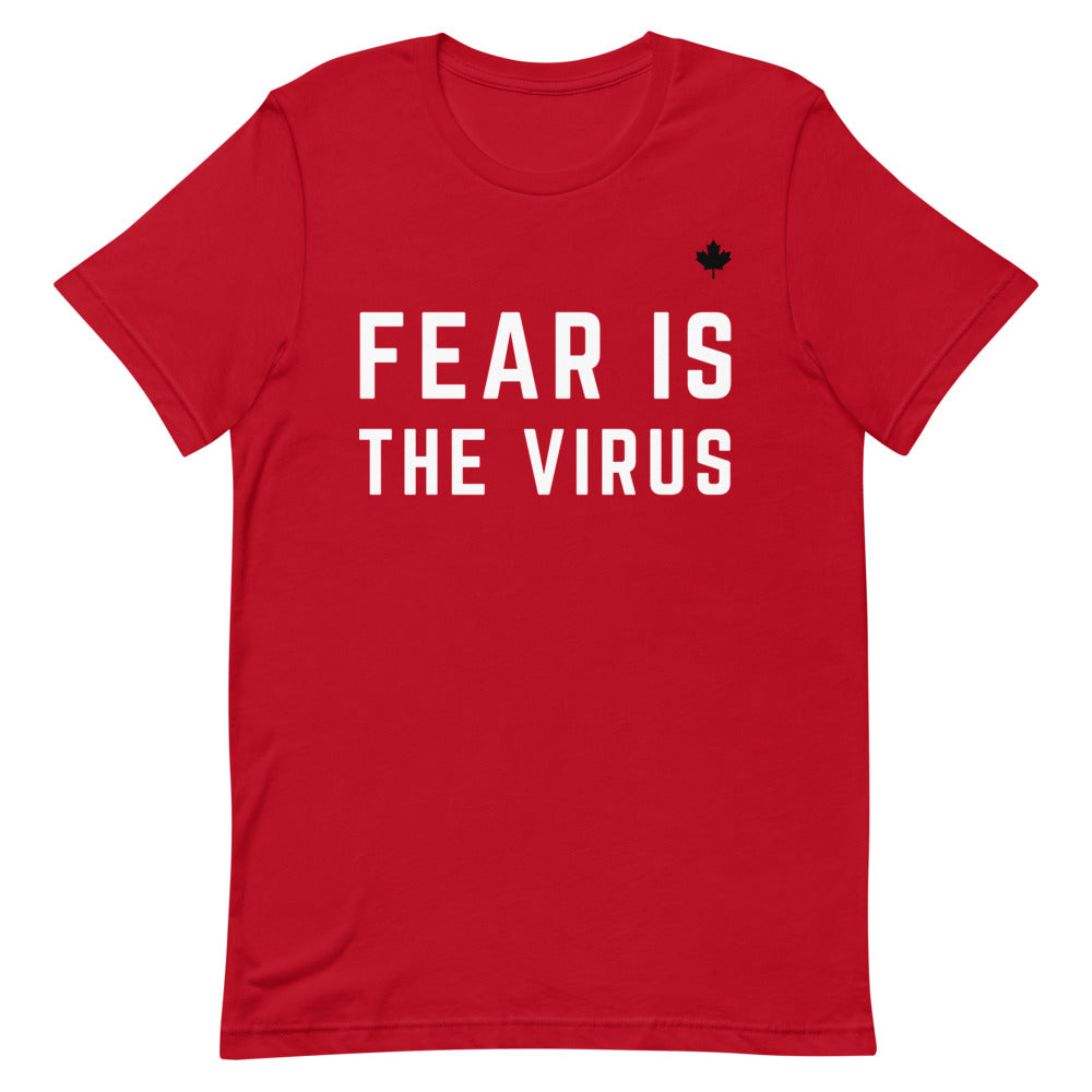 FEAR IS THE VIRUS (Exclusive Red) - Premium Unisex T-Shirt