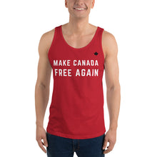 Load image into Gallery viewer, MAKE CANADA FREE AGAIN (Red) - Classic Unisex Tank
