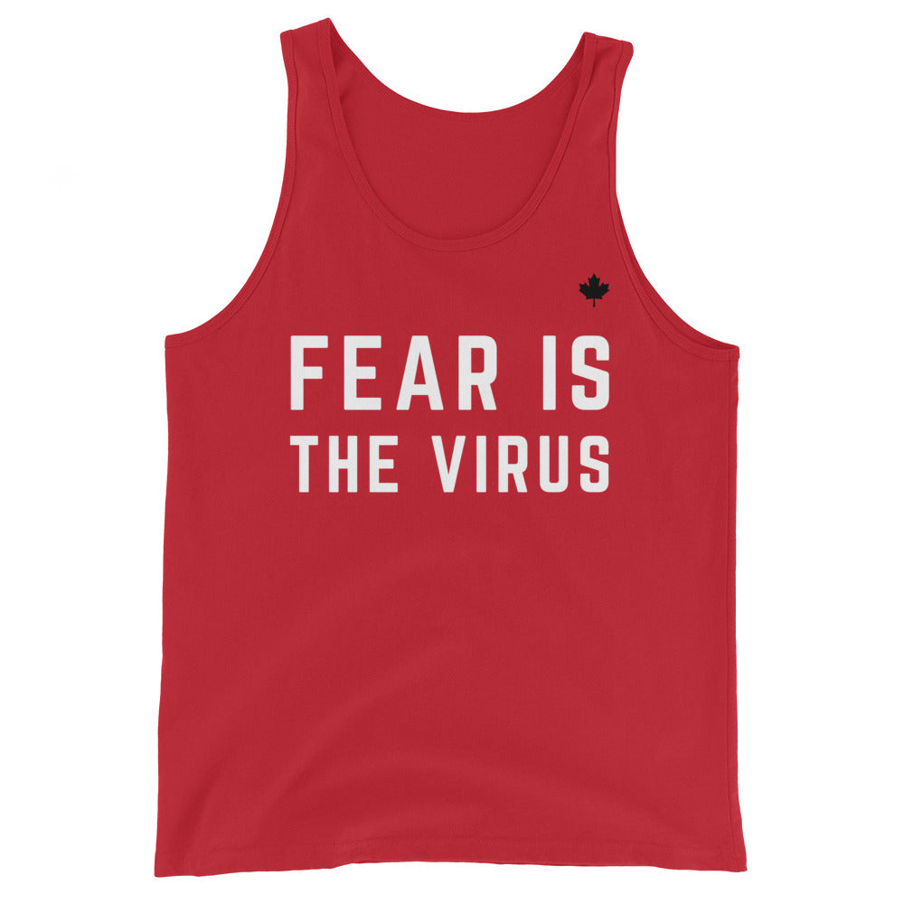 FEAR IS THE VIRUS (Red) - Classic Unisex Tank