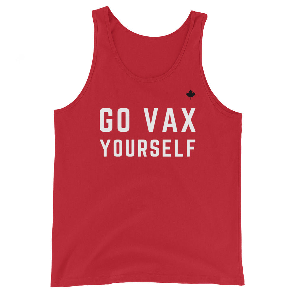 GO VAX YOURSELF (Red) - Classic Unisex Tank