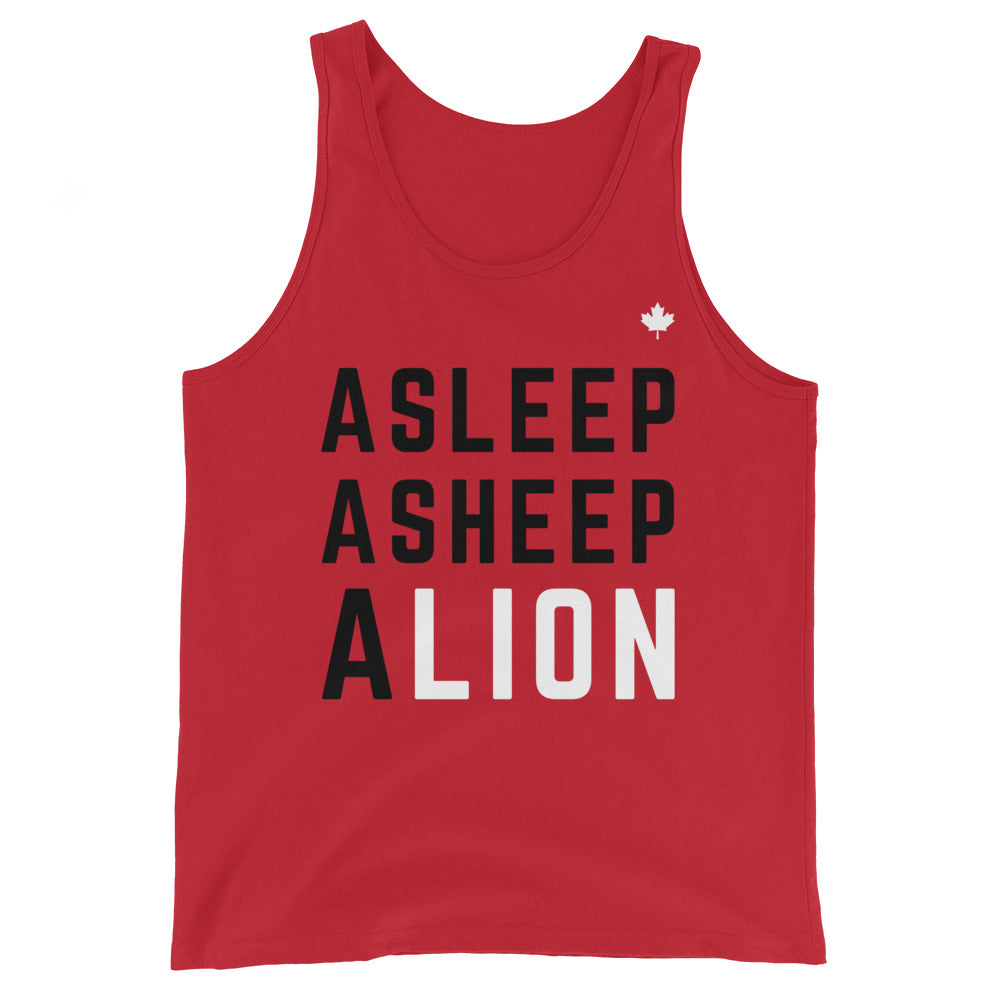 A LION (Red) - Classic Unisex Tank