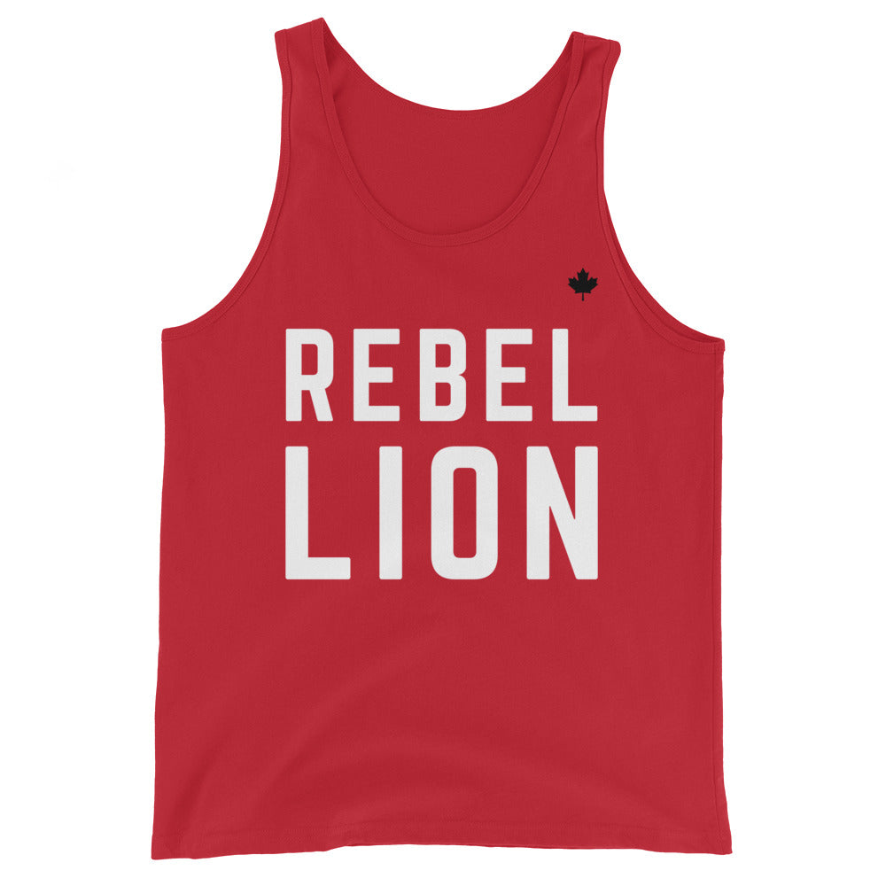 REBEL LION (Red) - Classic Unisex Tank