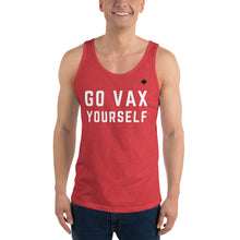Load image into Gallery viewer, GO VAX YOURSELF (Red) - Classic Unisex Tank
