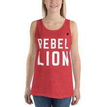 Load image into Gallery viewer, REBEL LION (Red) - Classic Unisex Tank
