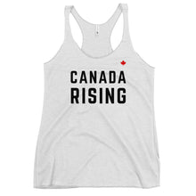 Load image into Gallery viewer, CANADA RISING (Heather White) - Women&#39;s Racerback Tank
