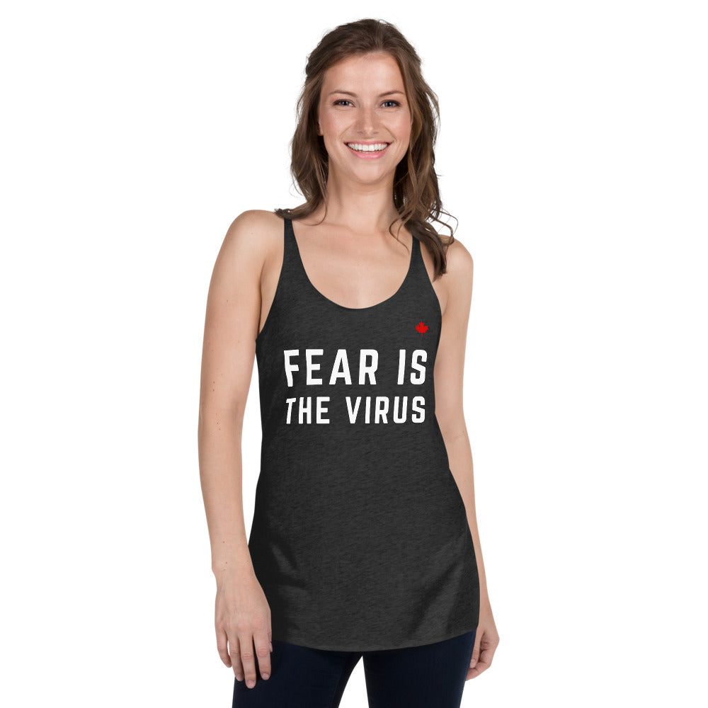 FEAR IS THE VIRUS - Women's Racerback Tank