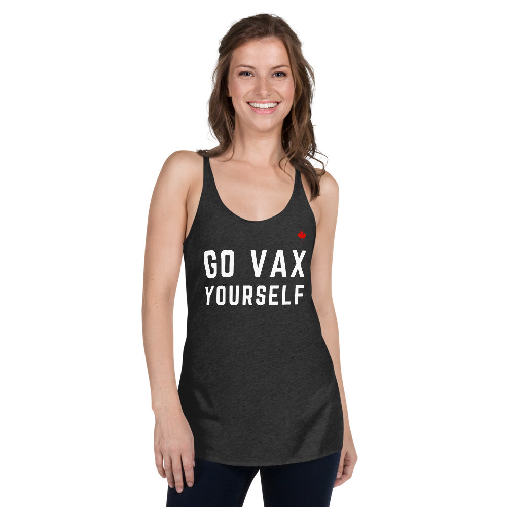 GO VAX YOURSELF - Women's Racerback Tank