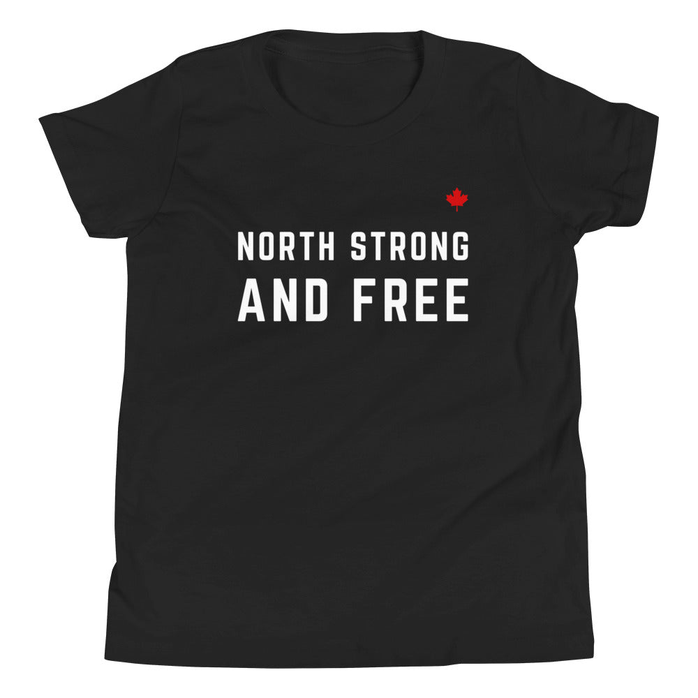 NORTH STRONG AND FREE - Youth Premium T-Shirt