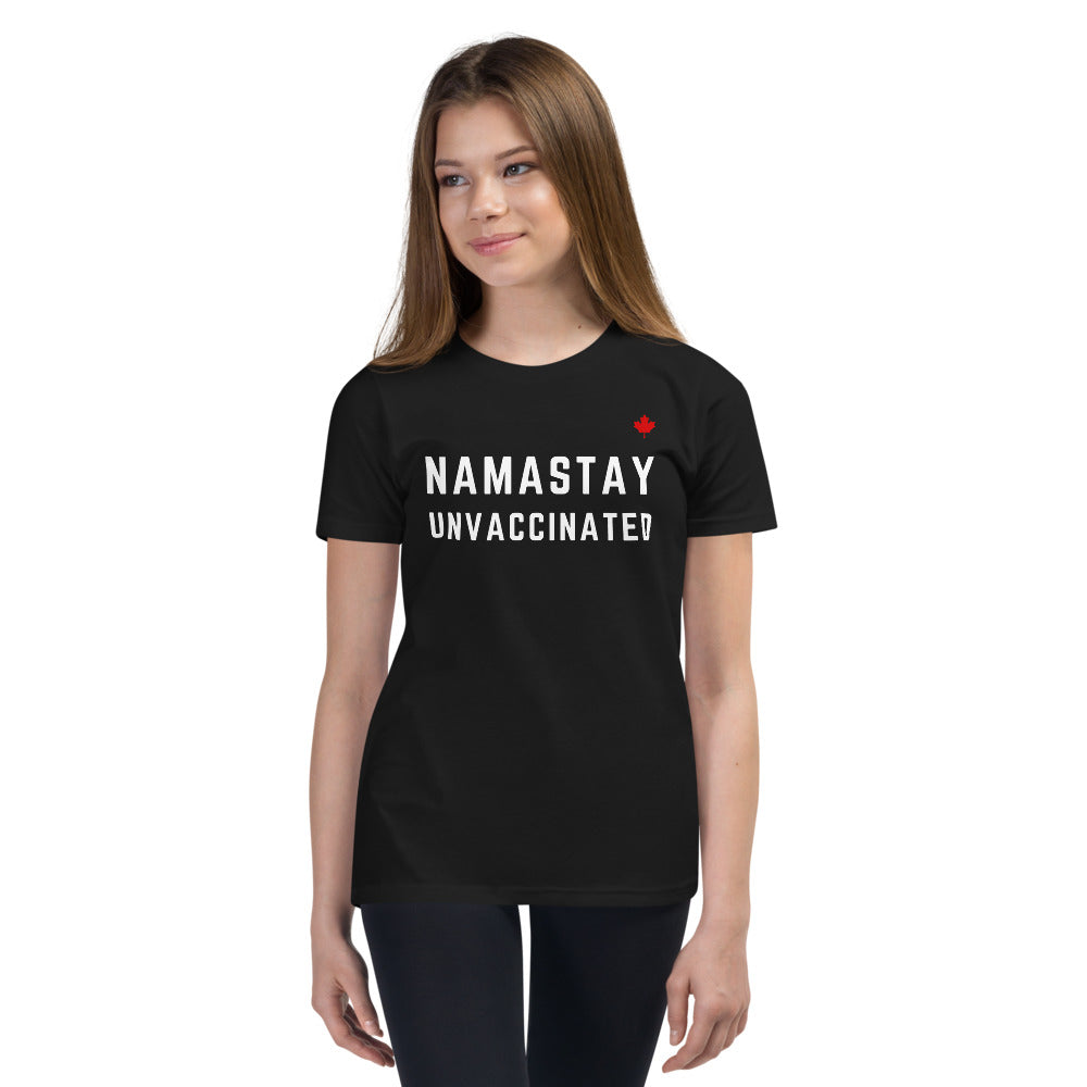 NAMASTAY UNVACCINATED - Youth Premium T-Shirt