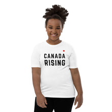 Load image into Gallery viewer, CANADA RISING (White) - Youth Premium T-Shirt
